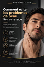 🎁E-BOOK OFFERT: Comment éviter les problèmes de peau liés au rasage